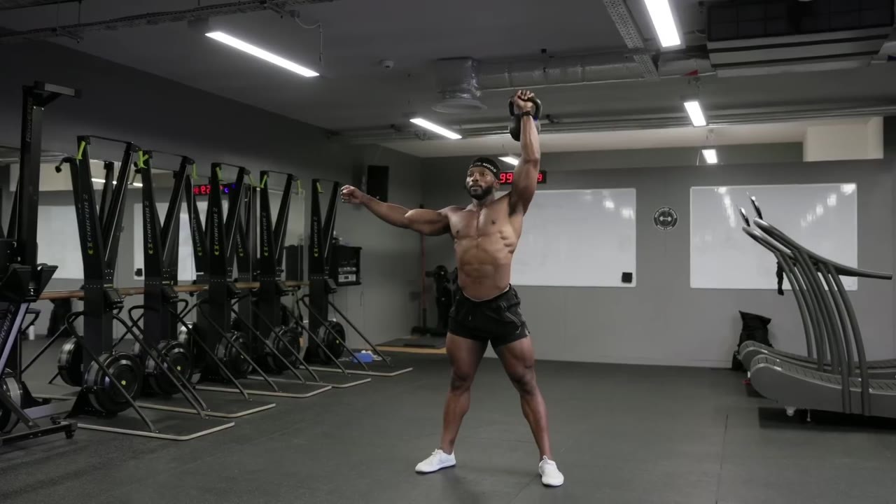 One kettlebell workout that works for beginners and advanced training