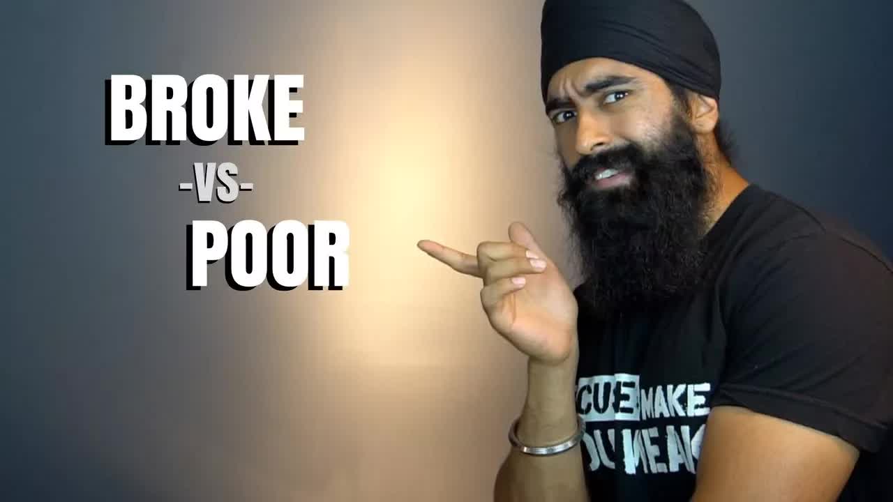 Broke vs. poor & the worst people to serve