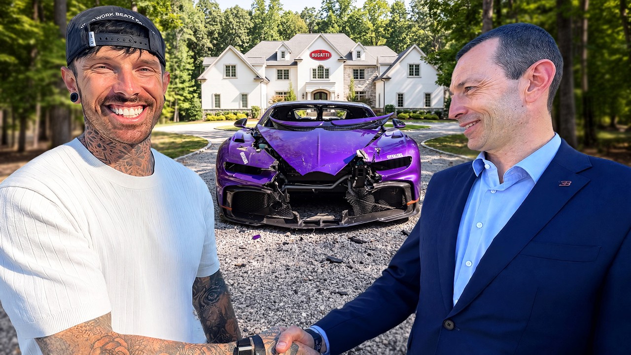 We finally settled the beef with Bugatti - I was handed the keys to a £ ...