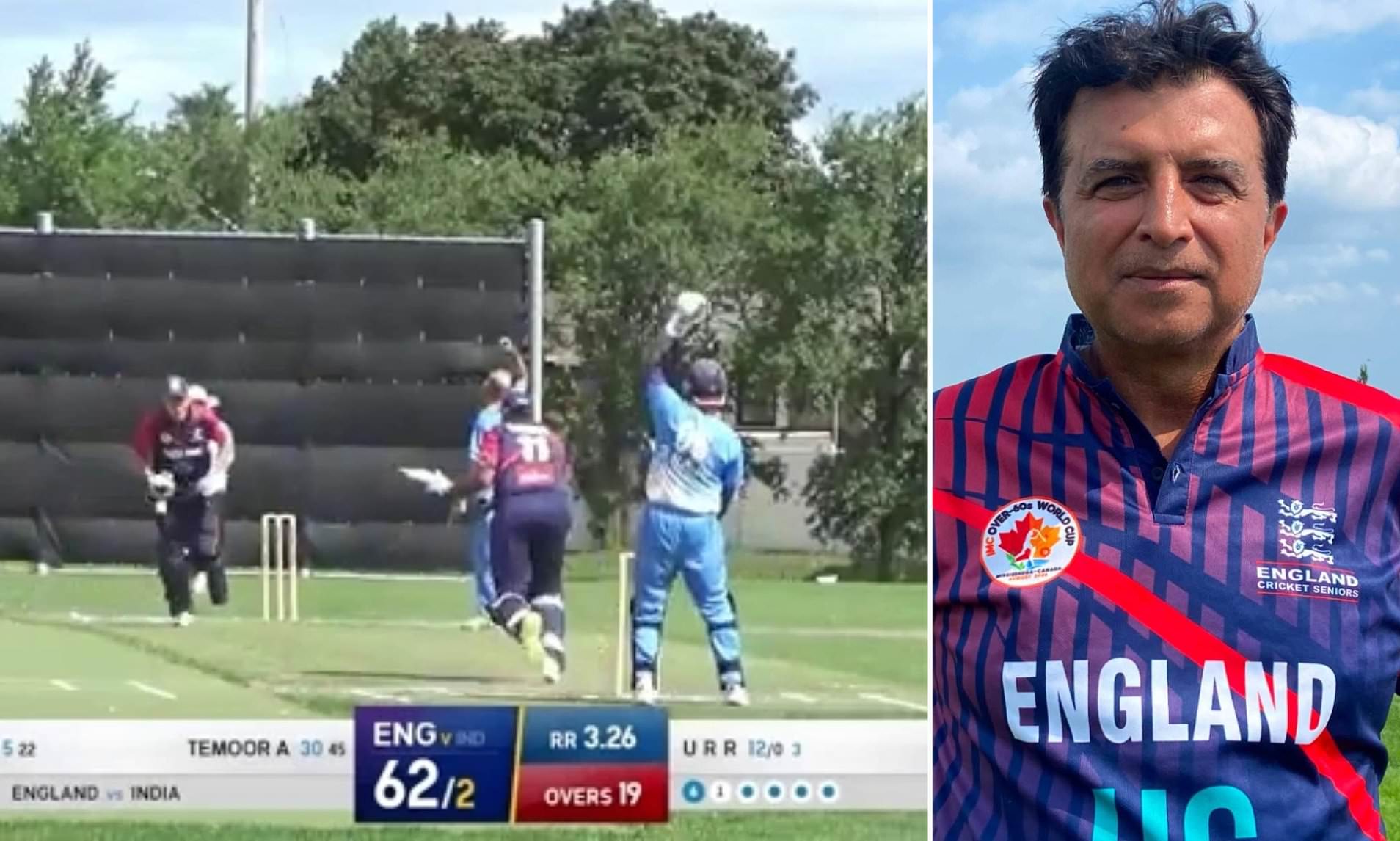 The new Clicky Ponting! Now there's another English cricket 'cheating' storm at Over 60 World Cup