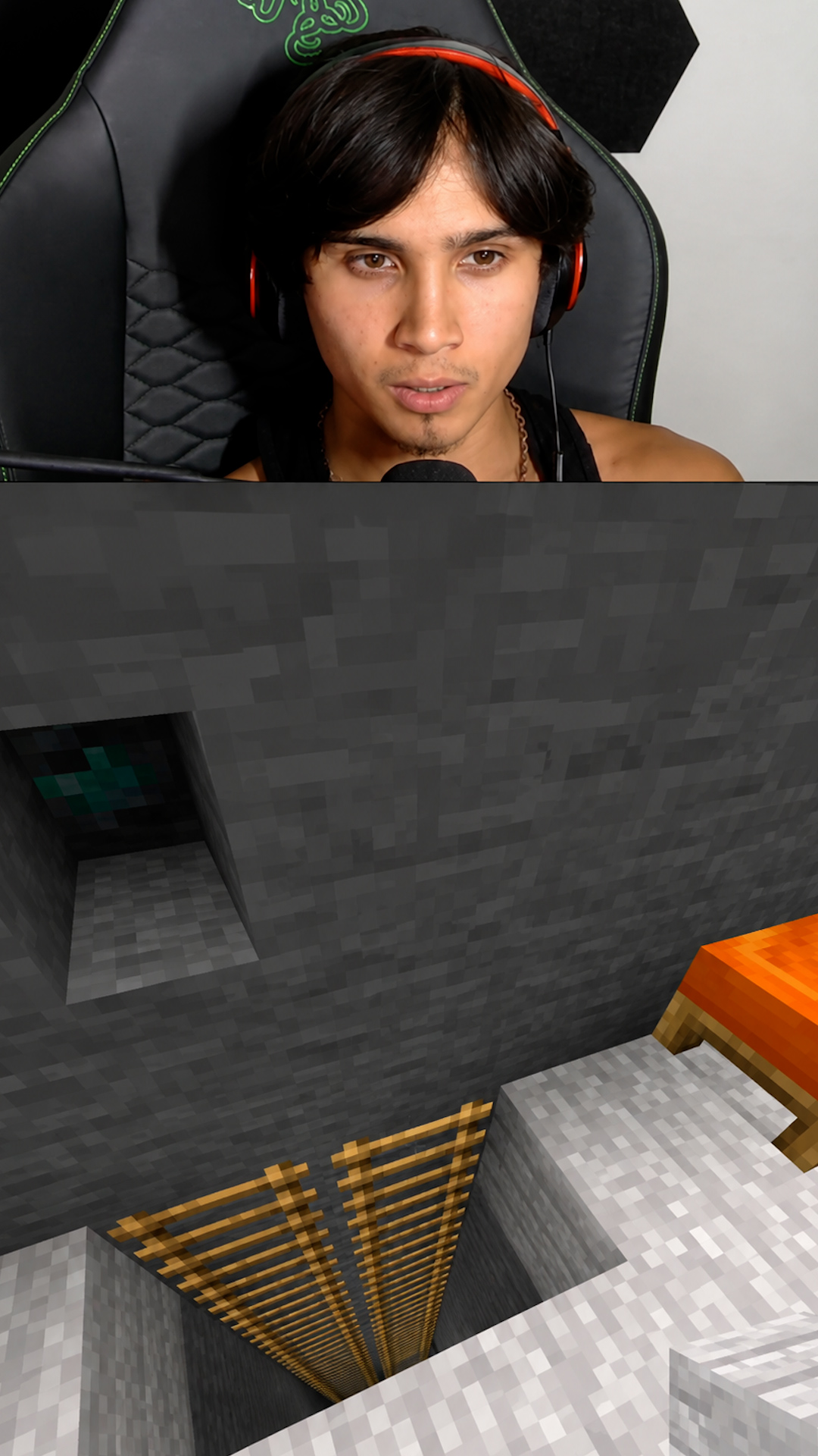 Building a basement storage area in Minecraft