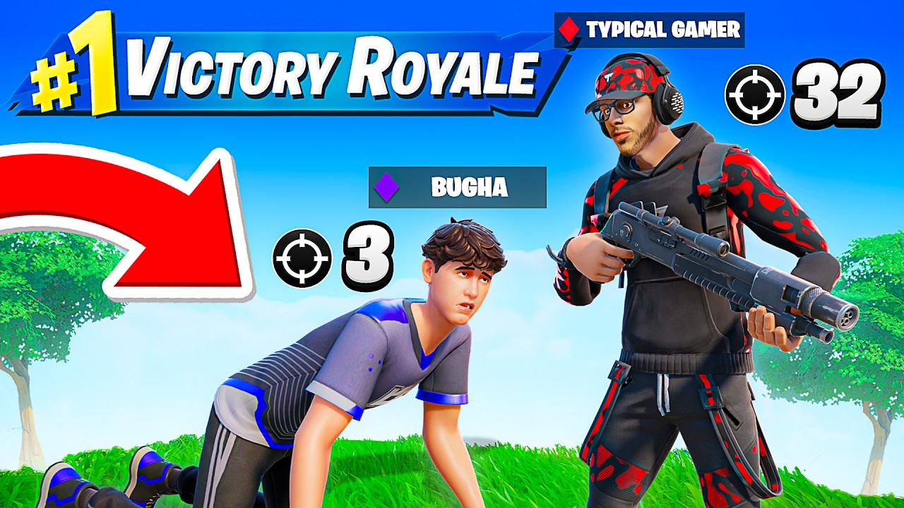 I carried Bugha to victory in Fortnite!🏆