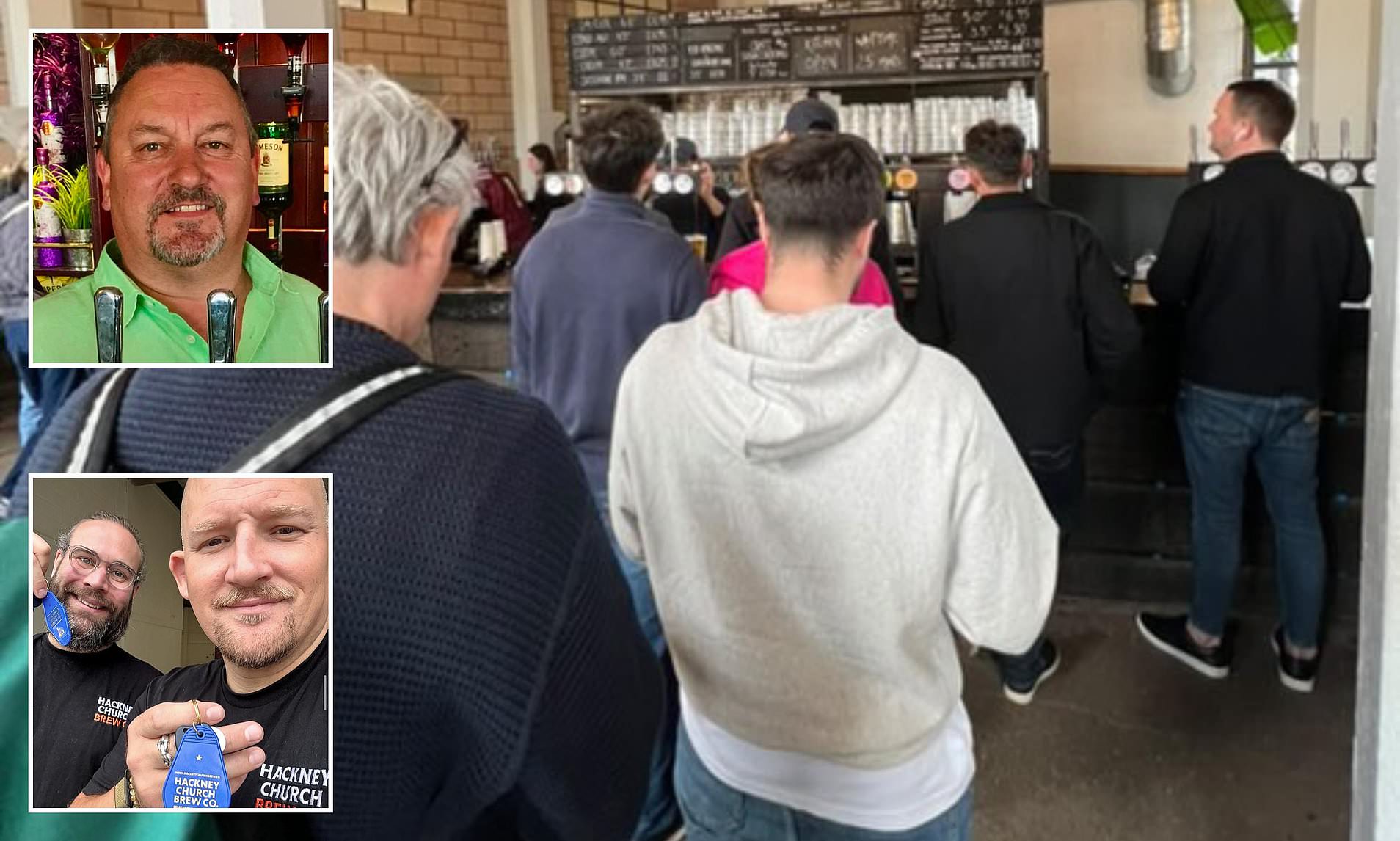 Publicans call last orders on single-file queuing as quirk sucks 'all the joy' out of boozers