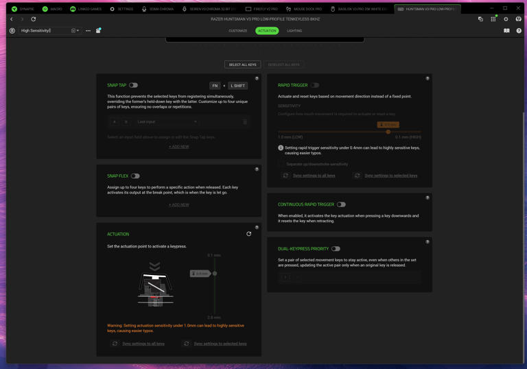 Razer Huntsman V3 Pro low‑profile TKL review