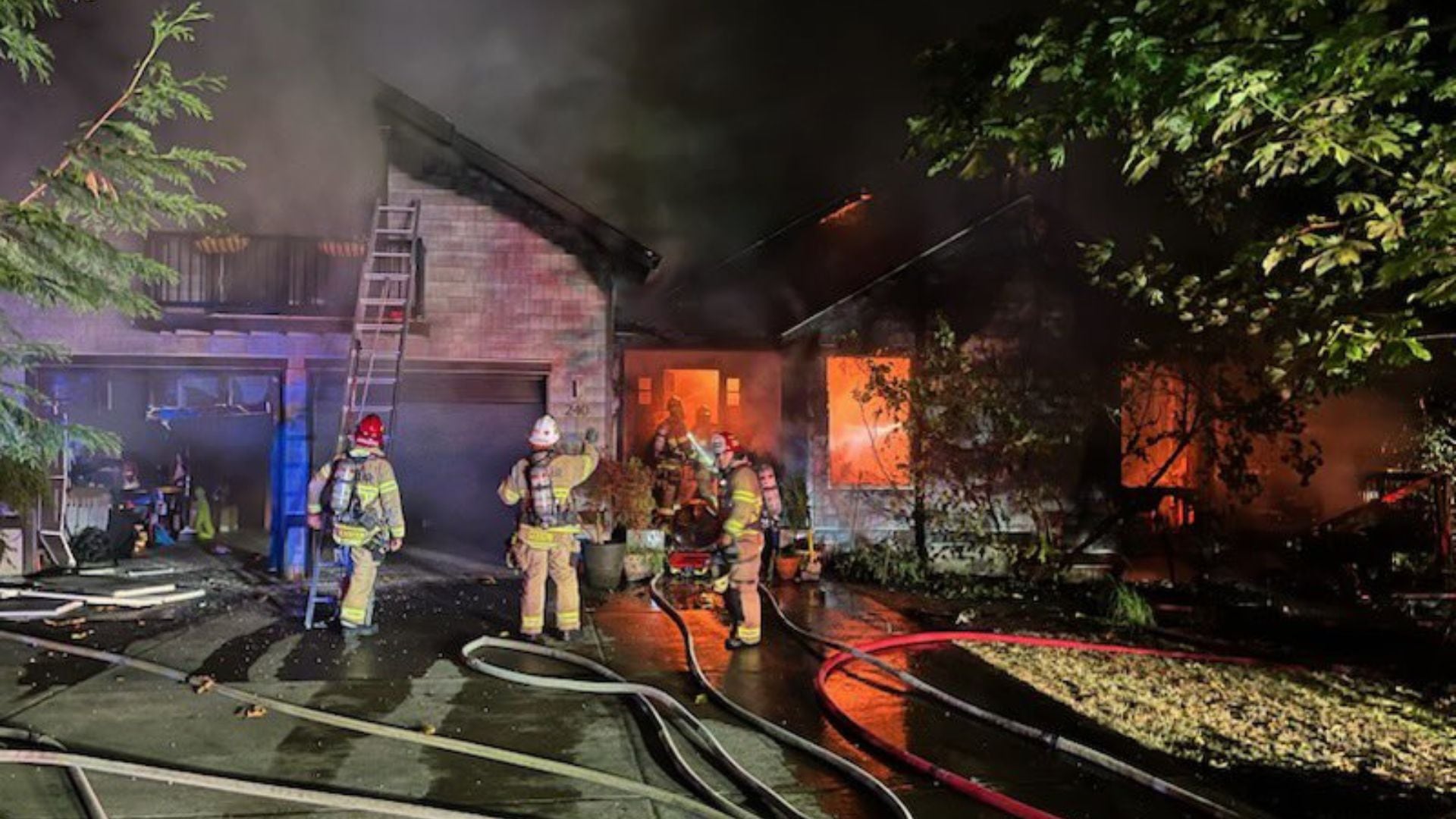 Two-alarm fire damages home in NW Portland