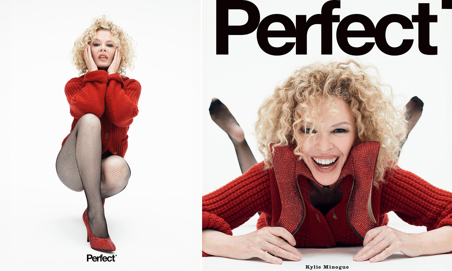 Kylie Minogue brings back her 80s corkscrew perm as she celebrates 25th anniversary of Fever