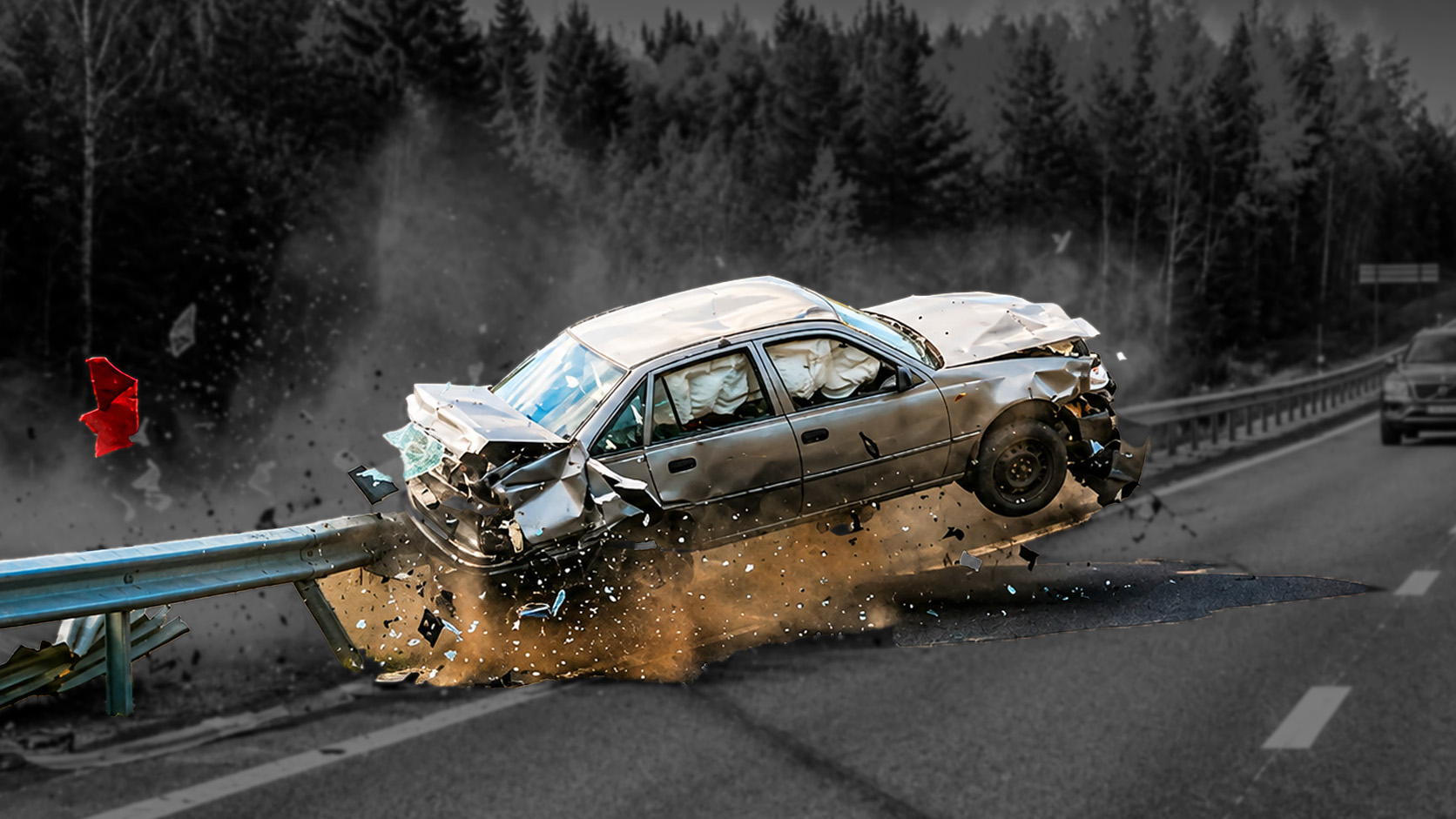 Crash caught on camera
