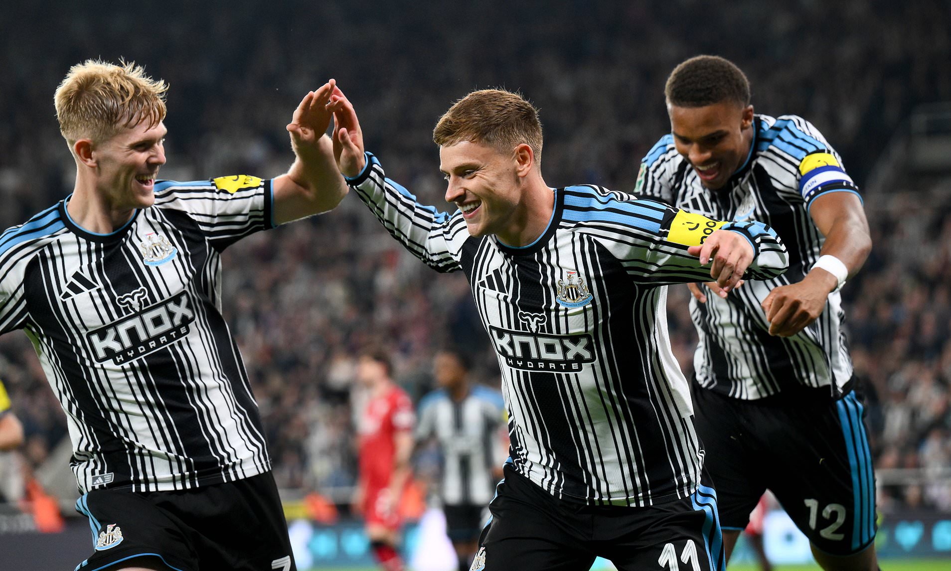 Harvey Barnes rides to the rescue for Newcastle: Jaissle's men leave it late in Carabao Cup
