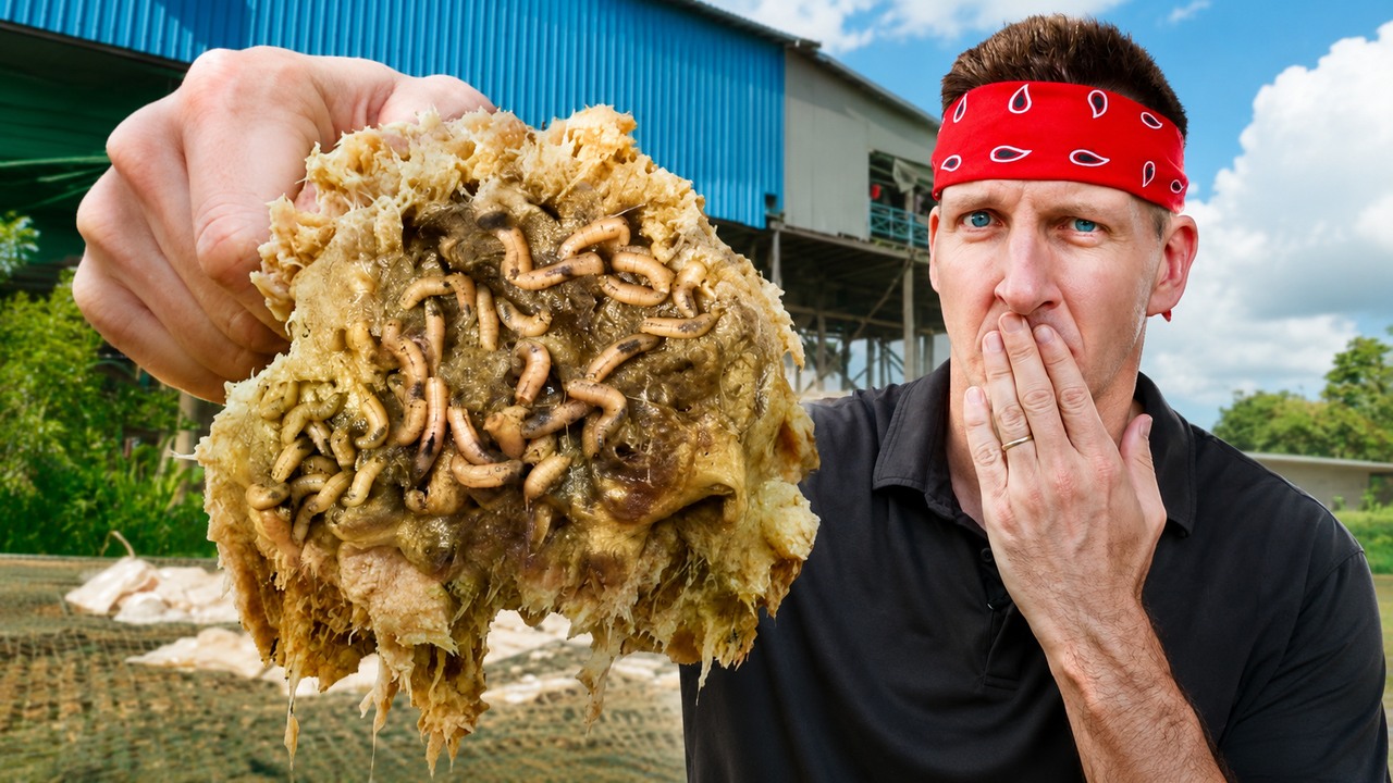 “There's Hundreds of Maggots”... Then He Ate the Rotten Fish Anyway