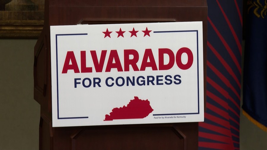 Kentucky GOP hopeful removes references to Trump from website
