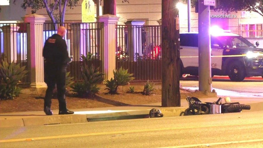 2 teens riding e-scooter, e-motorcycle critically injured after driver crashes into them in Riverside