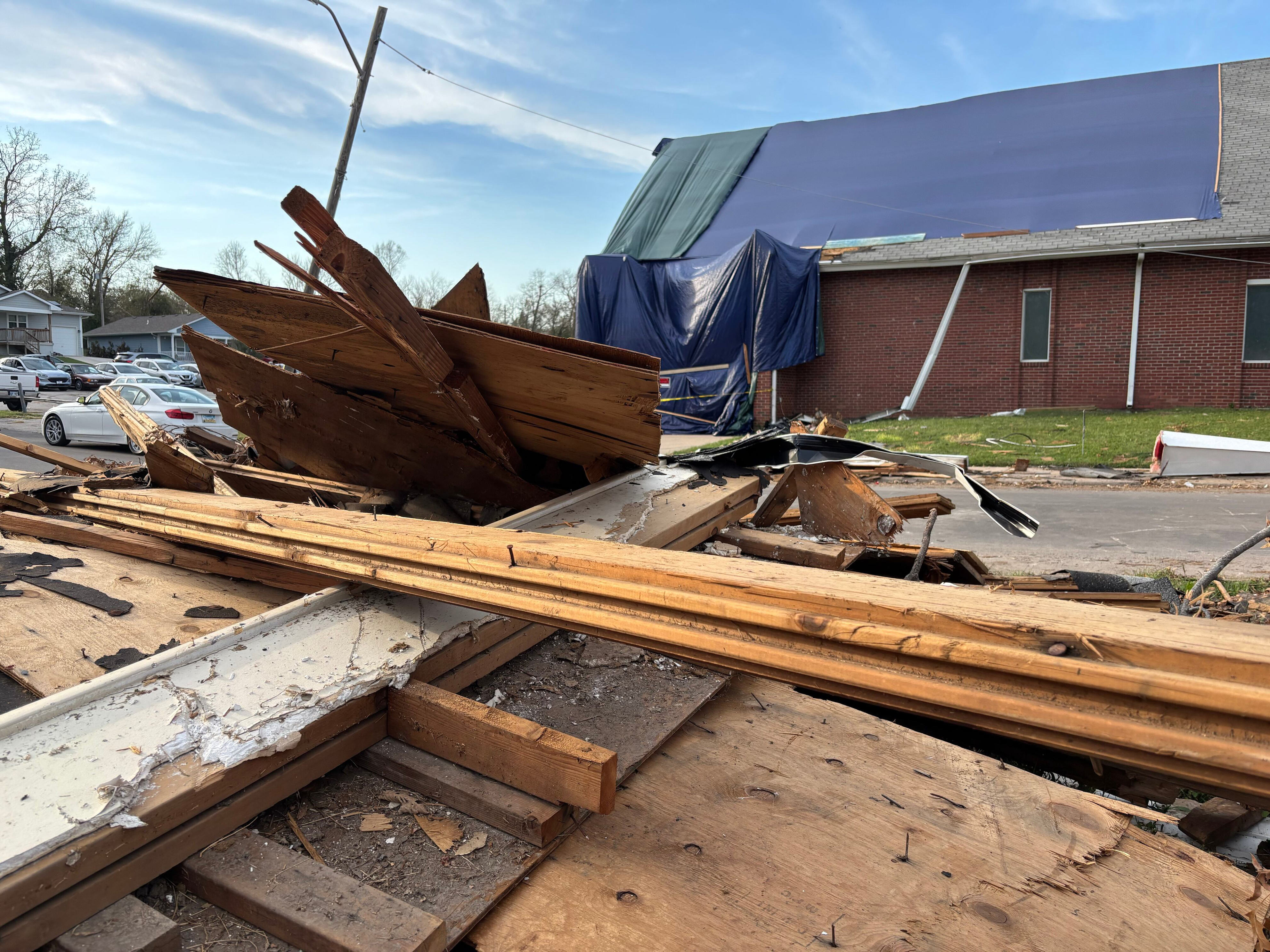 KCK church damaged in storm holds community event, provides updates on repair efforts