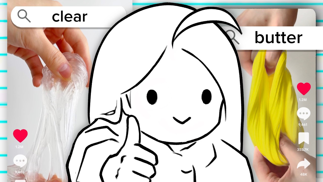 I tried viral slime tutorials