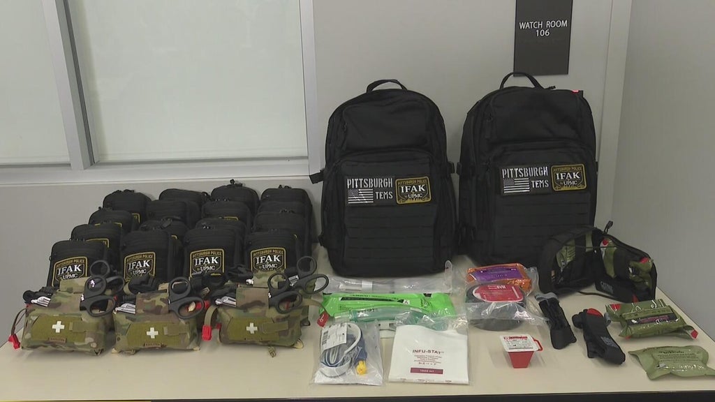 UPMC donates lifesaving trauma kits to Pittsburgh police