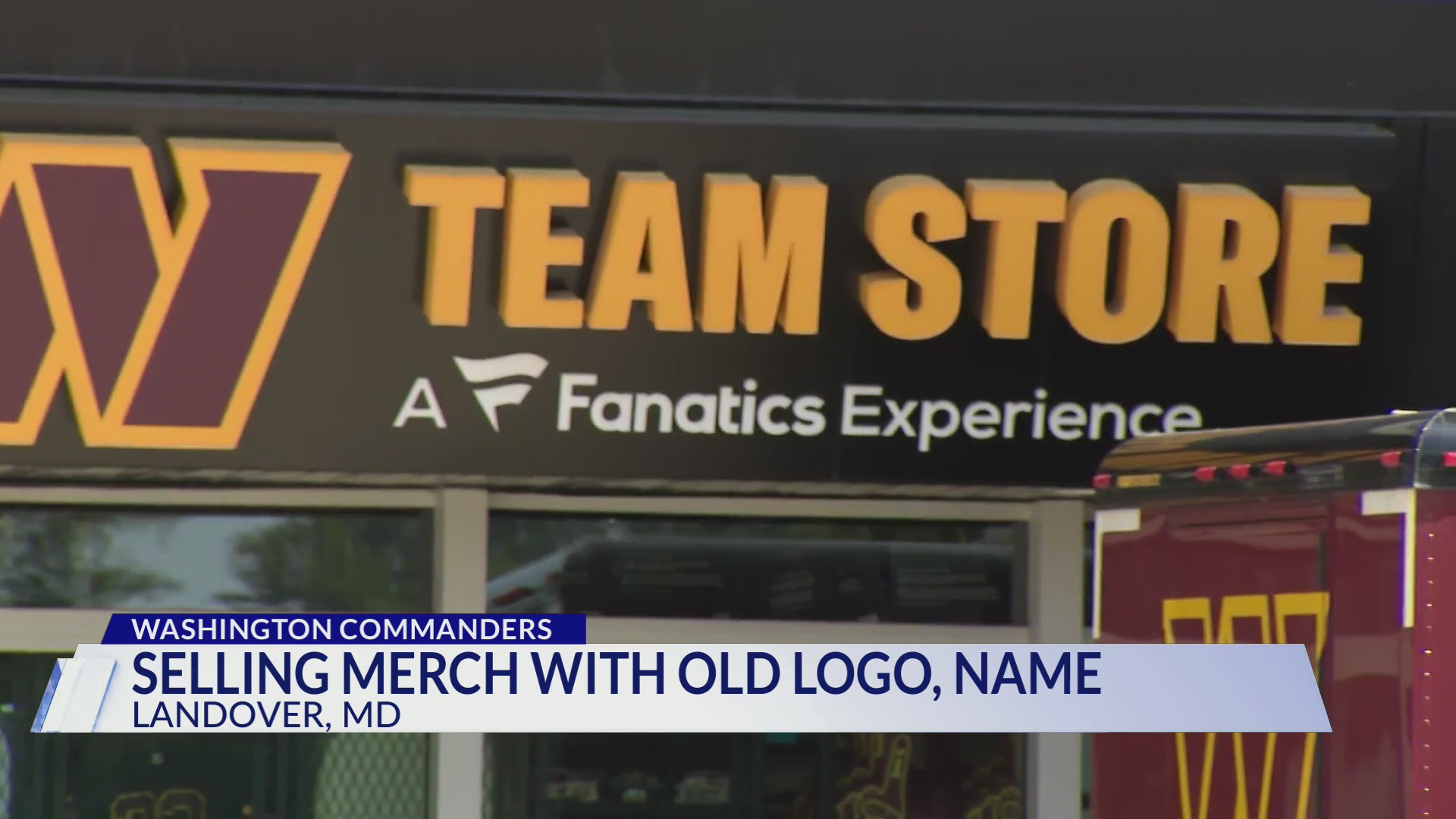 Washington Commanders sell new gear featuring retired logo