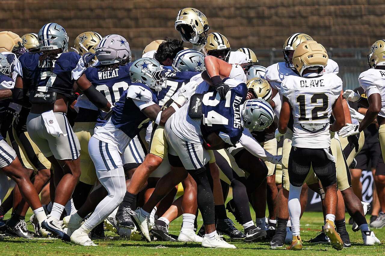 Cowboys set to battle Saints in preseason finale after two sides sparred in fiery joint practice