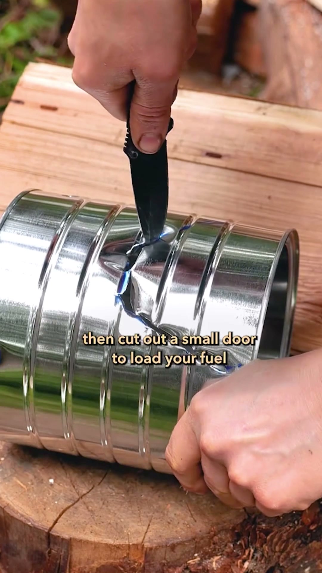 Simple DIY camp stove