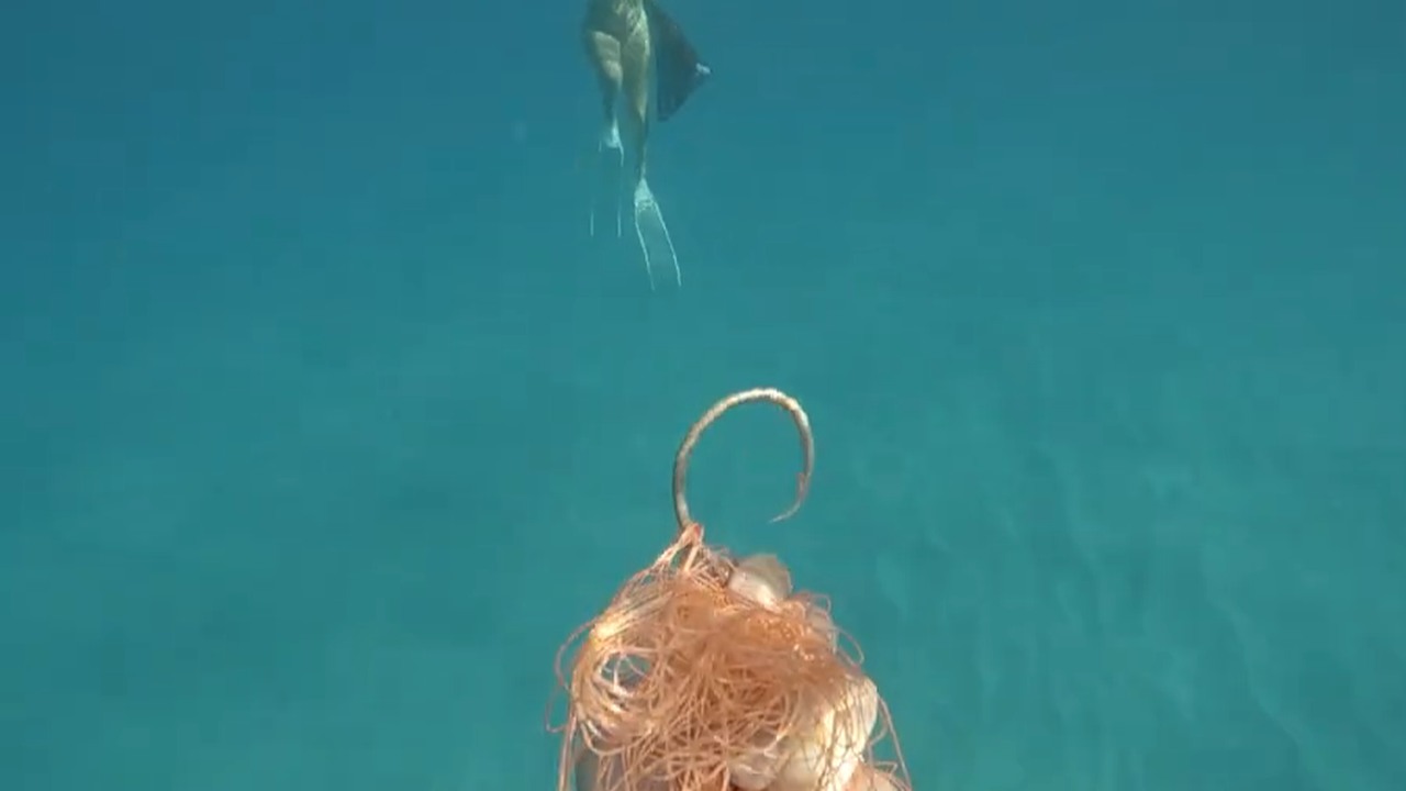 200 feet of abandoned line can turn a reef into a trap