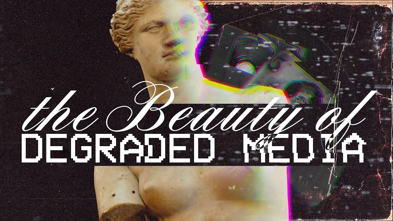 We spent decades making media look perfect... now people want it broken ...