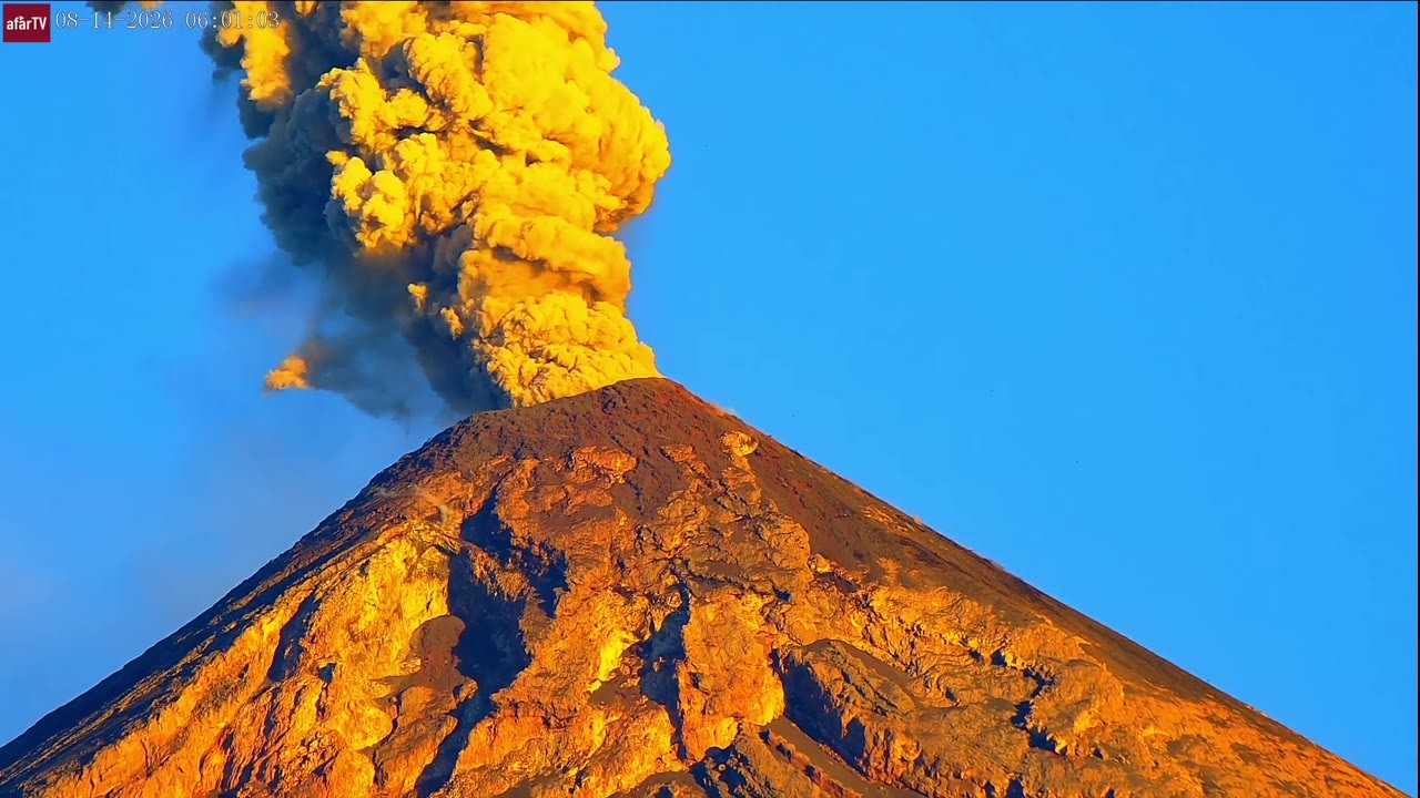 Watch a powerful explosion tear through Guatemala’s Fuego volcano