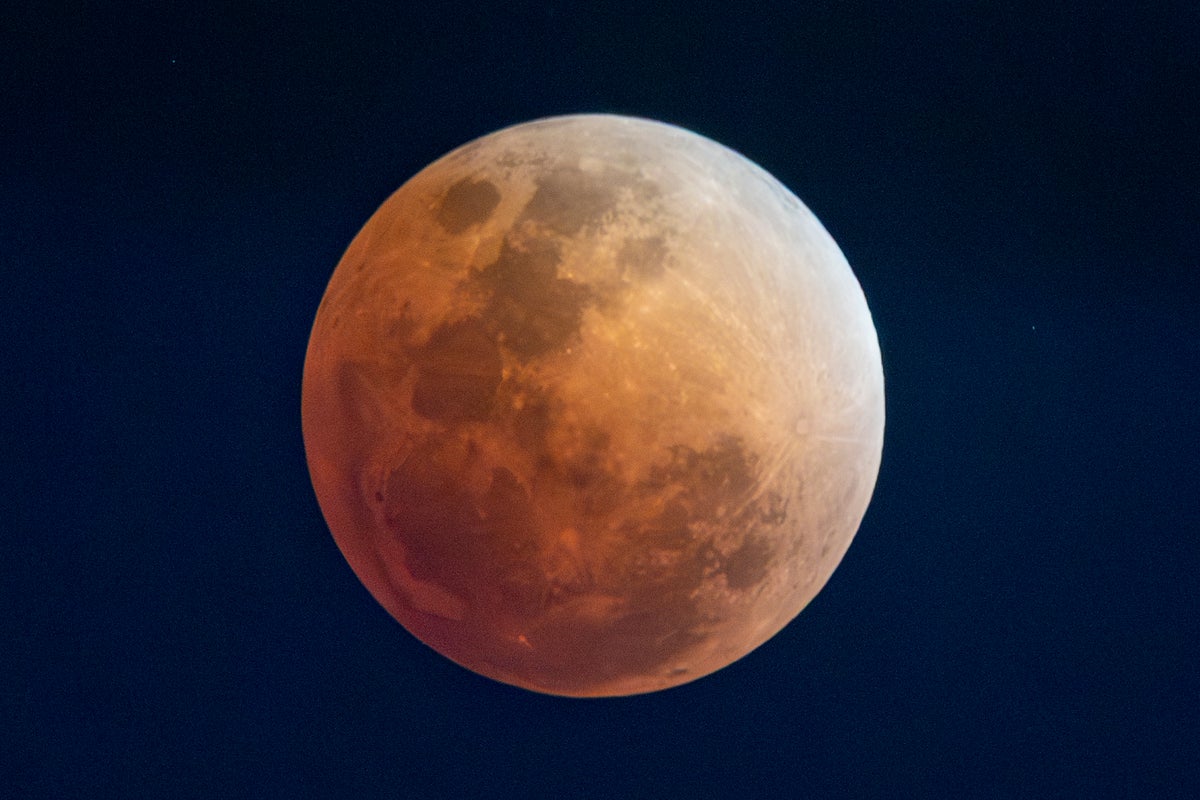 Here’s when the blood moon lunar eclipse will be visible tonight