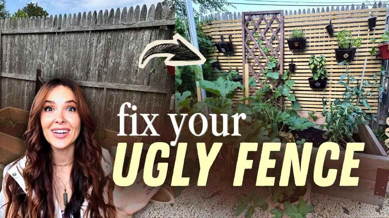 Build a beautiful slat wall garden without redoing your fence