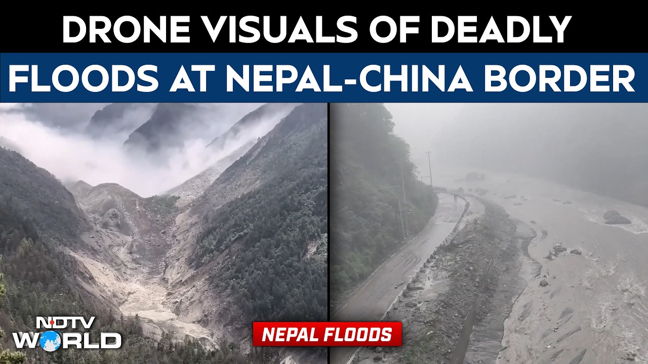 Floodwaters from Nepal sweep across China’s Gyirong border port