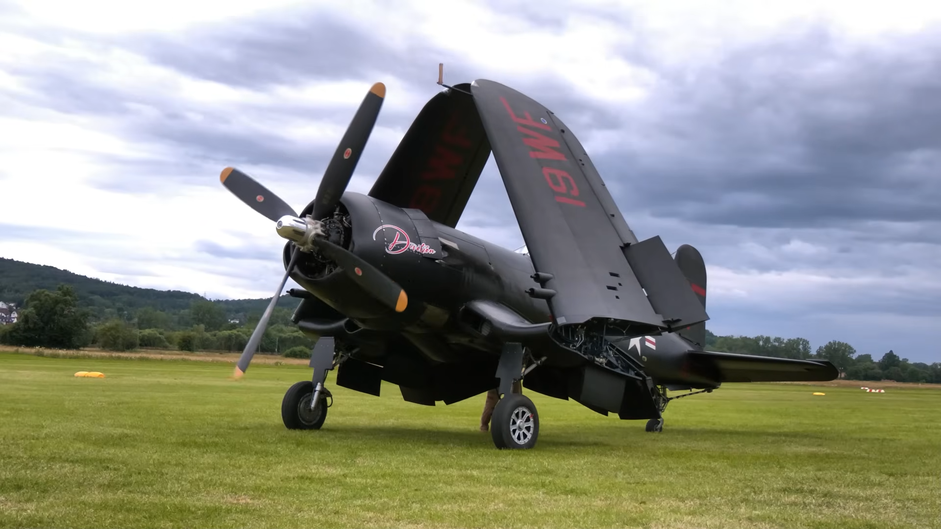 Watch this restored warbird perform in the open sky - 