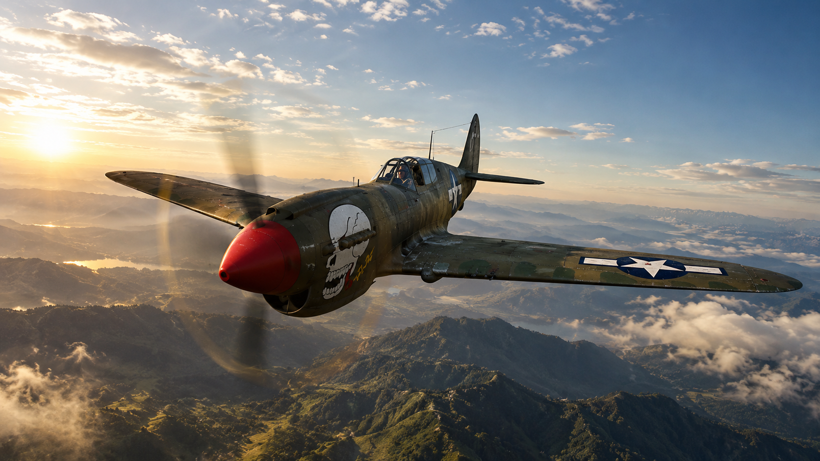 Er nahm es allein mit 64 japanischen Flugzeugen auf – dann flog er ...