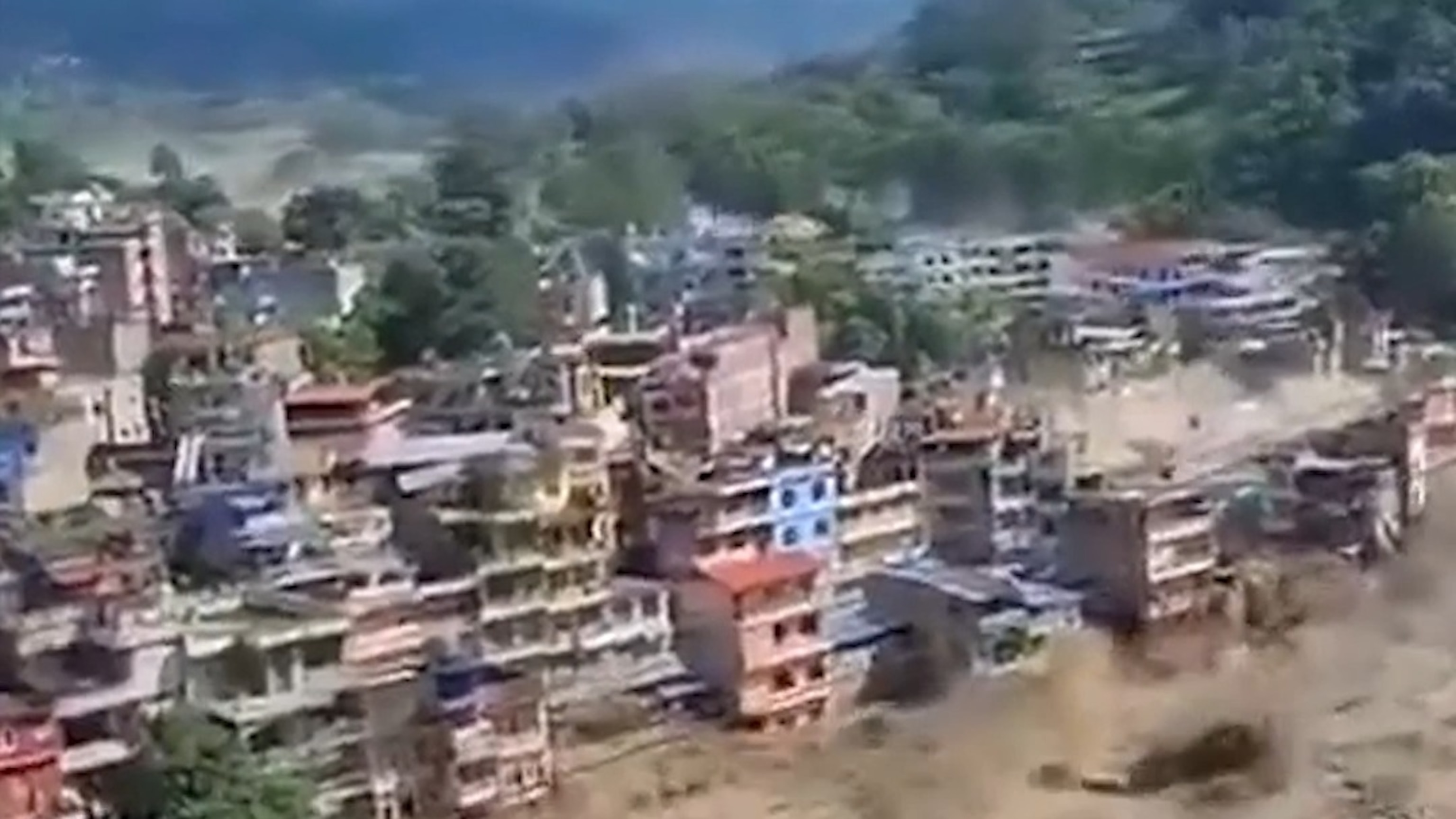 Latest on deadly Nepal flash floods