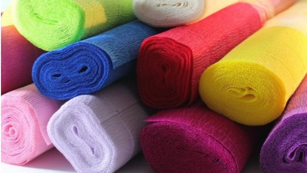 Seven creative crepe paper crafts to make