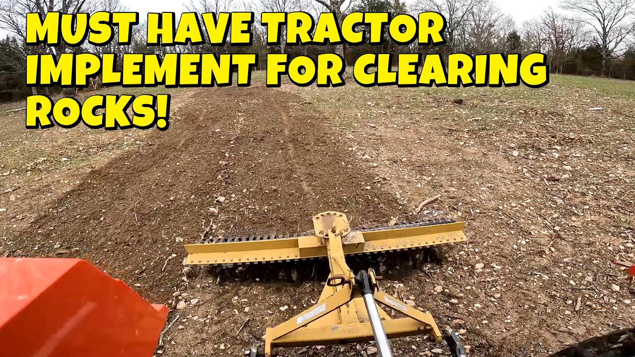 Removing rocks from a food plot with ease