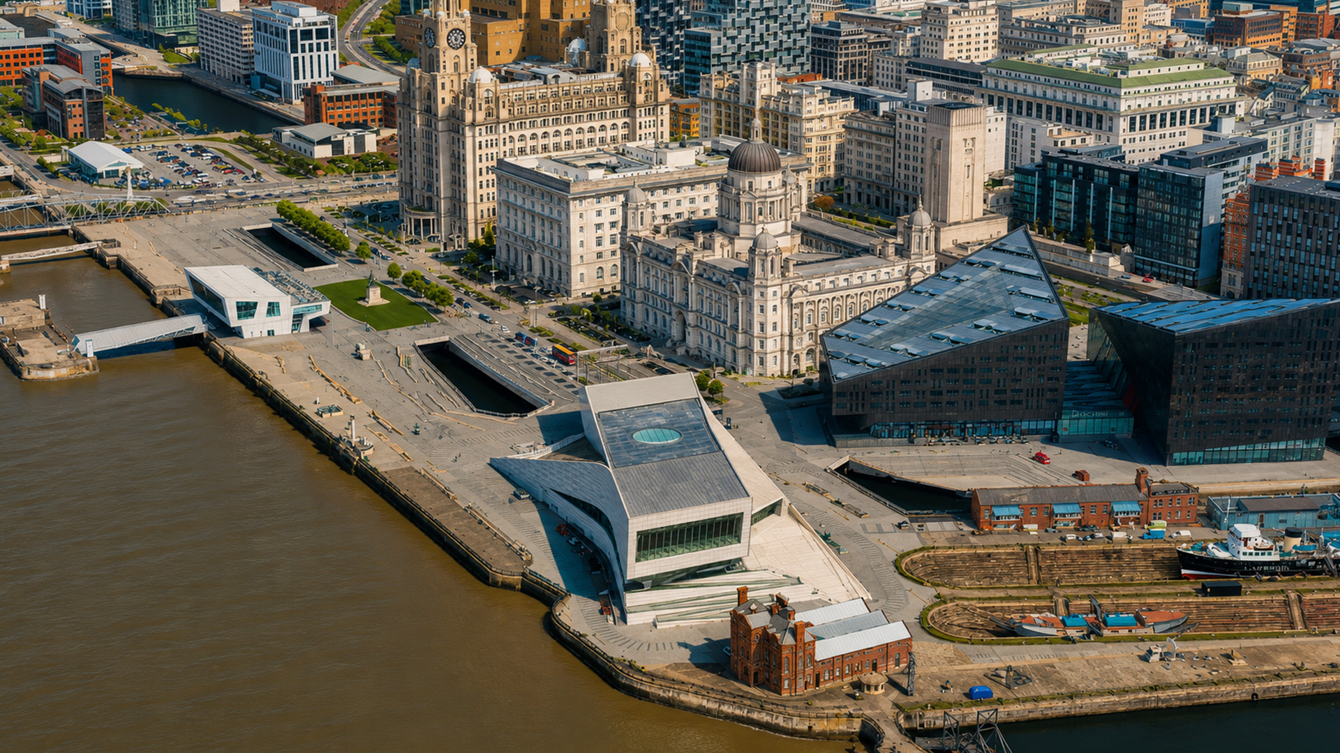 Museum of Liverpool beside the River Mersey