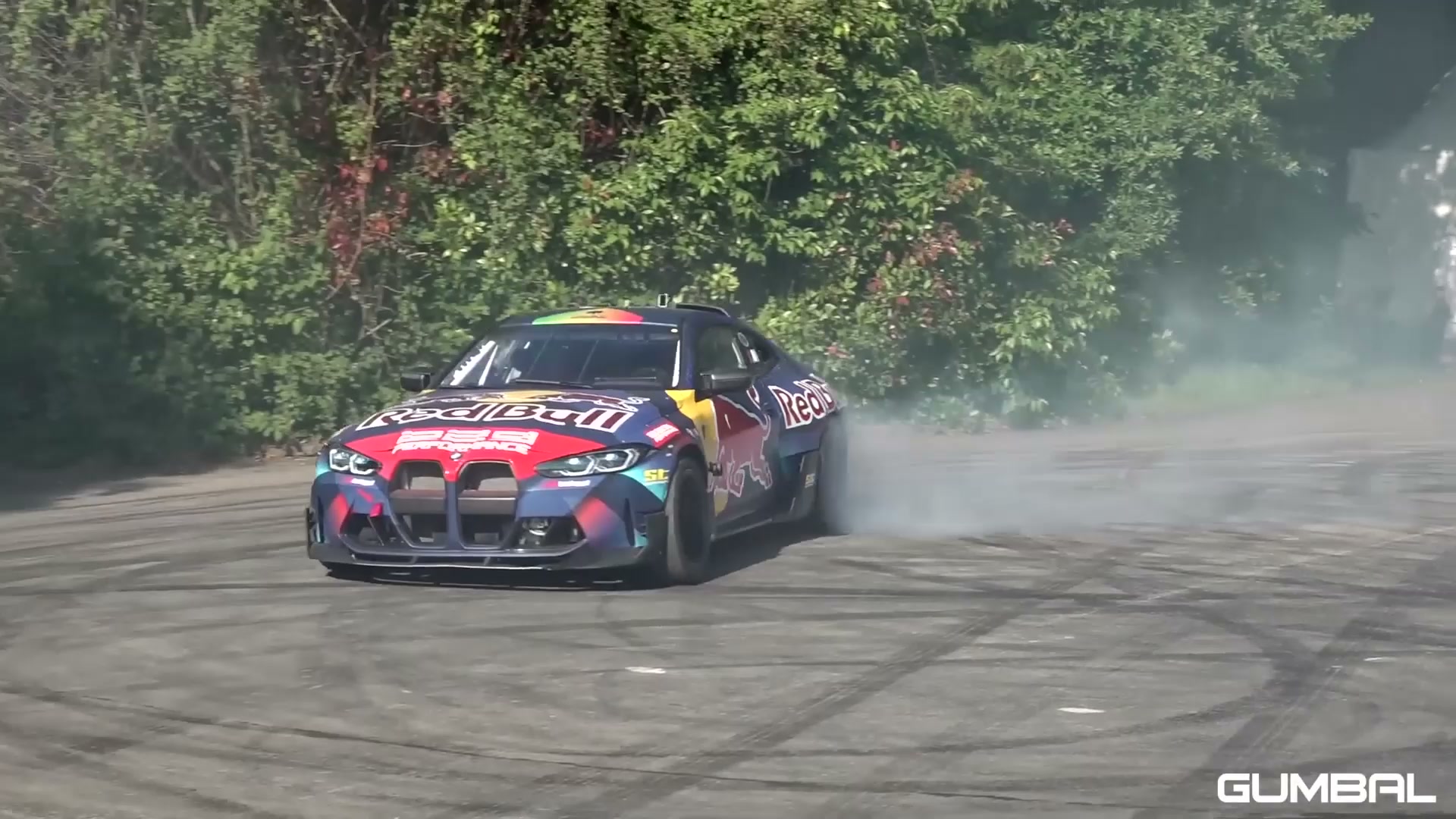 Watching an F87 BMW M2 lay down rubber at a public event