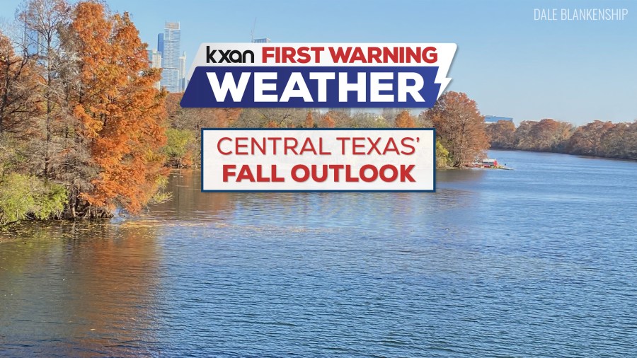 Fall weather forecast released for Central Texas