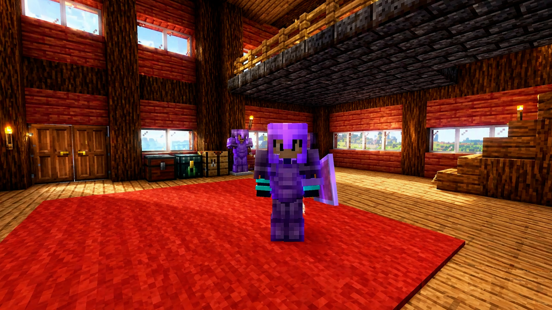 Coordinating base raids with other players in Minecraft