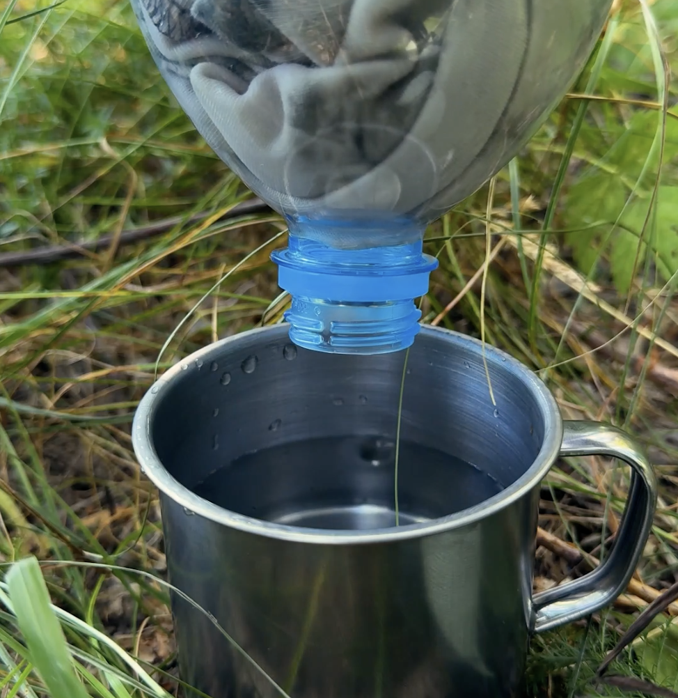 DIY outdoor water filtration system for free water