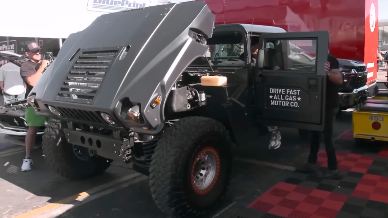 Military Hummer H1 gets a 600HP LS3 transformation!