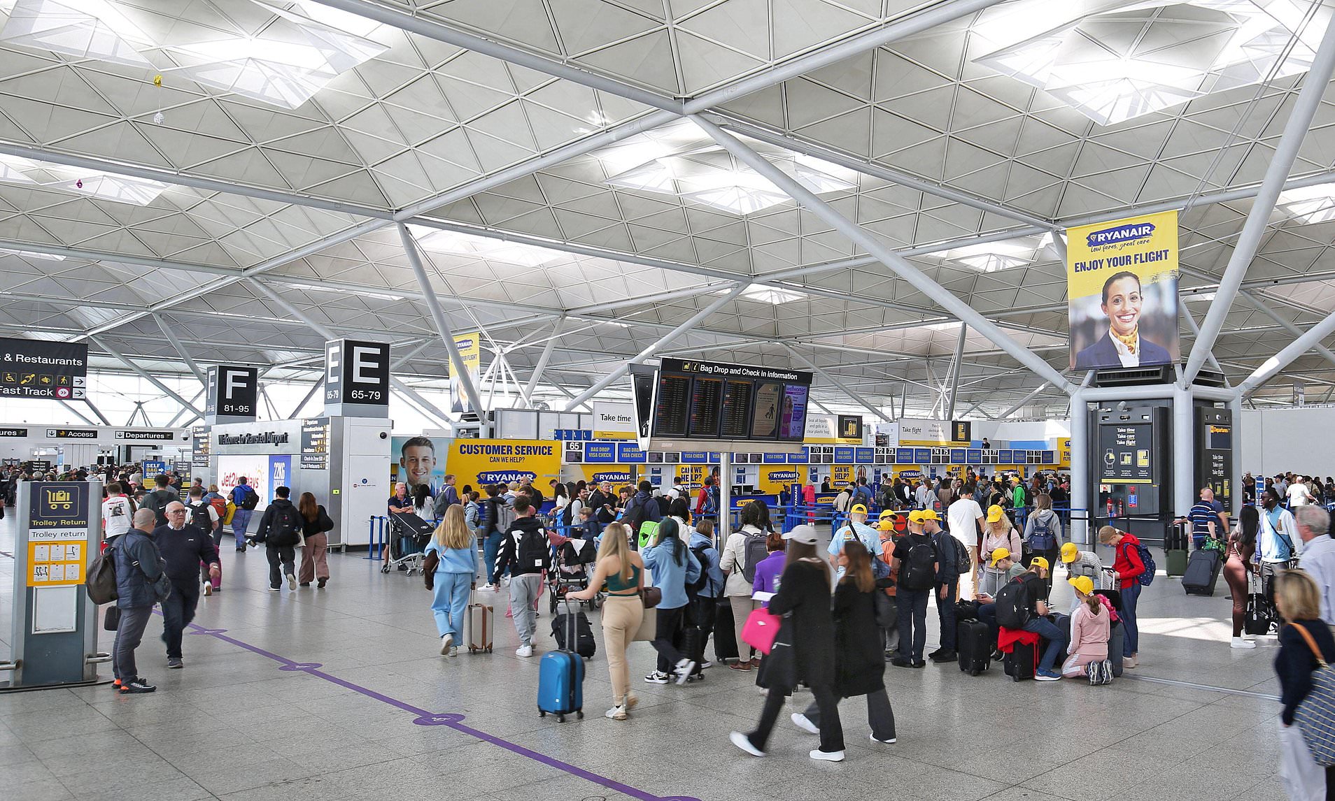 9m travellers' data stolen after cyber attack on airports, including Stansted and Manchester
