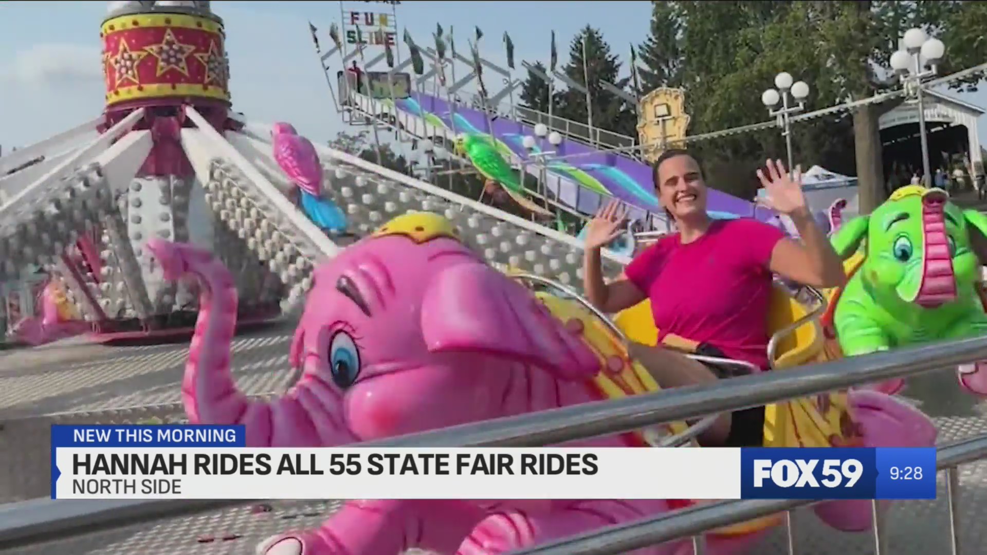 Hannah Follman rides all 55 rides at the Indiana State Fair