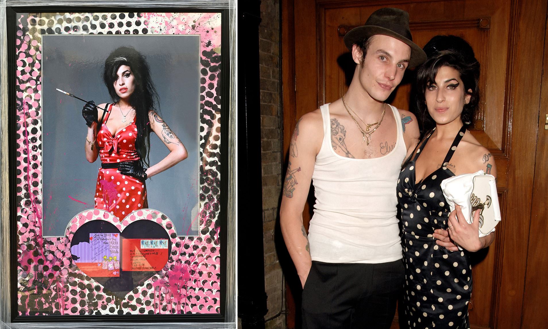 Amy Winehouse's poignant Valentine card to Blake Fielder-Civil sells for nearly £5,000
