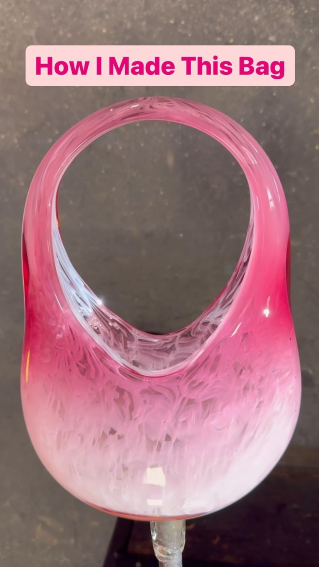Ruby avalanche turns glass into fashion
