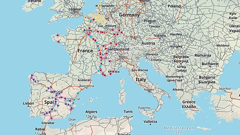 All aboard: New real-time map lets travellers track trains across ...