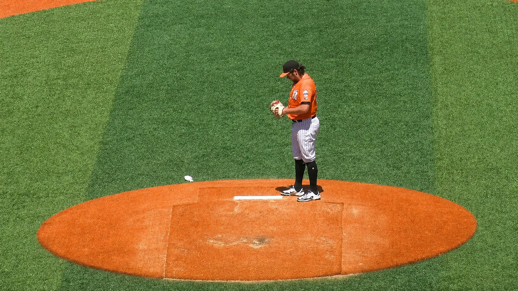 A crossed signal sent a 96 mph fastball into the official’s mask and ...