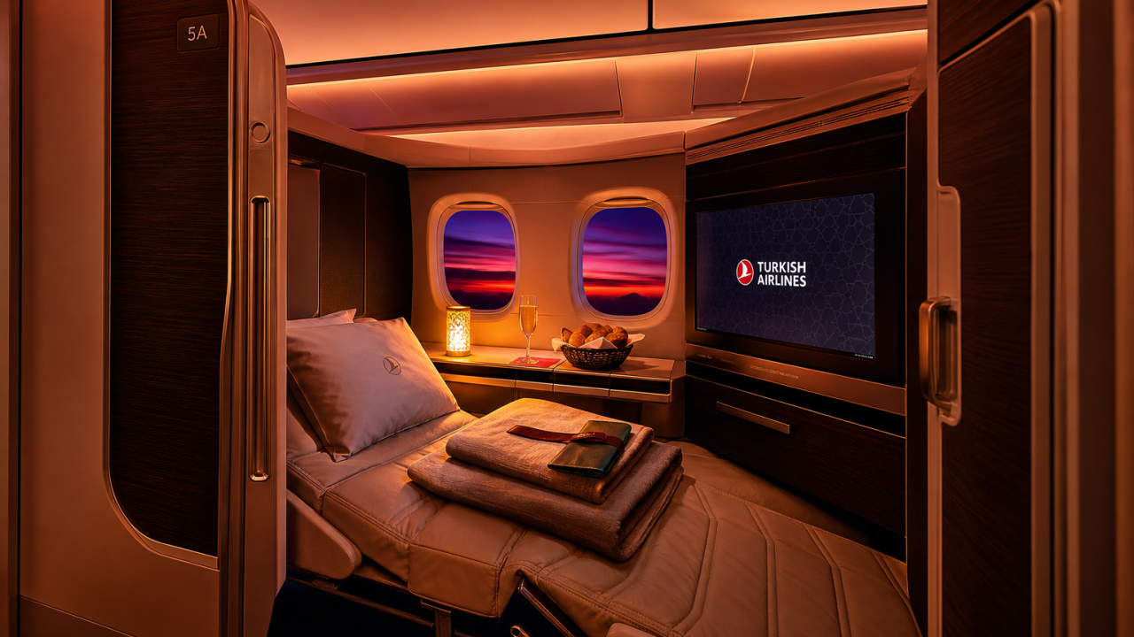 I flew Turkey's most exclusive business class seat (that Russia never got)