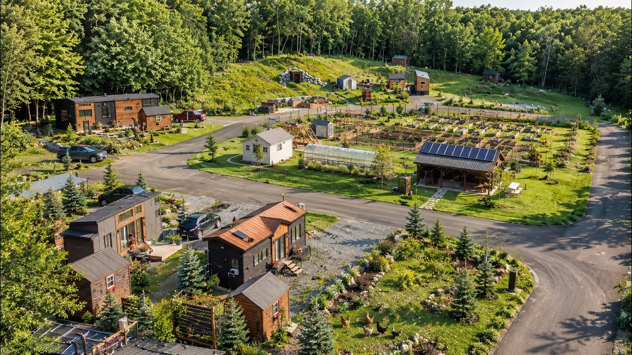 Inside the tiny home community moving people to the country
