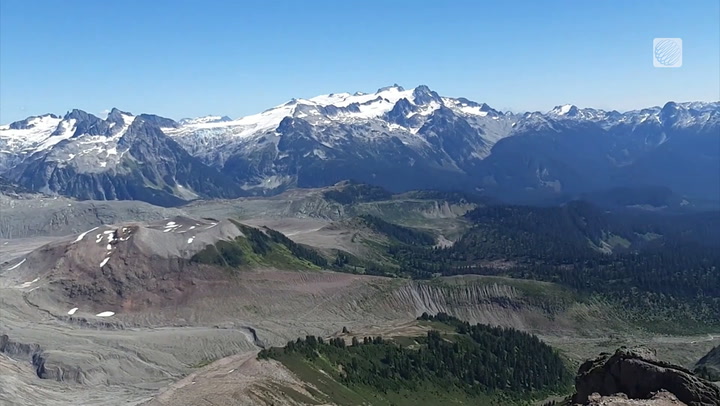 Stunning views from Diamond Head peak in British Columbia
