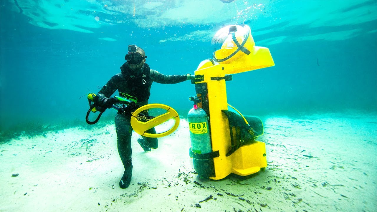 Mini personal submarine $10,000 treasure challenge
