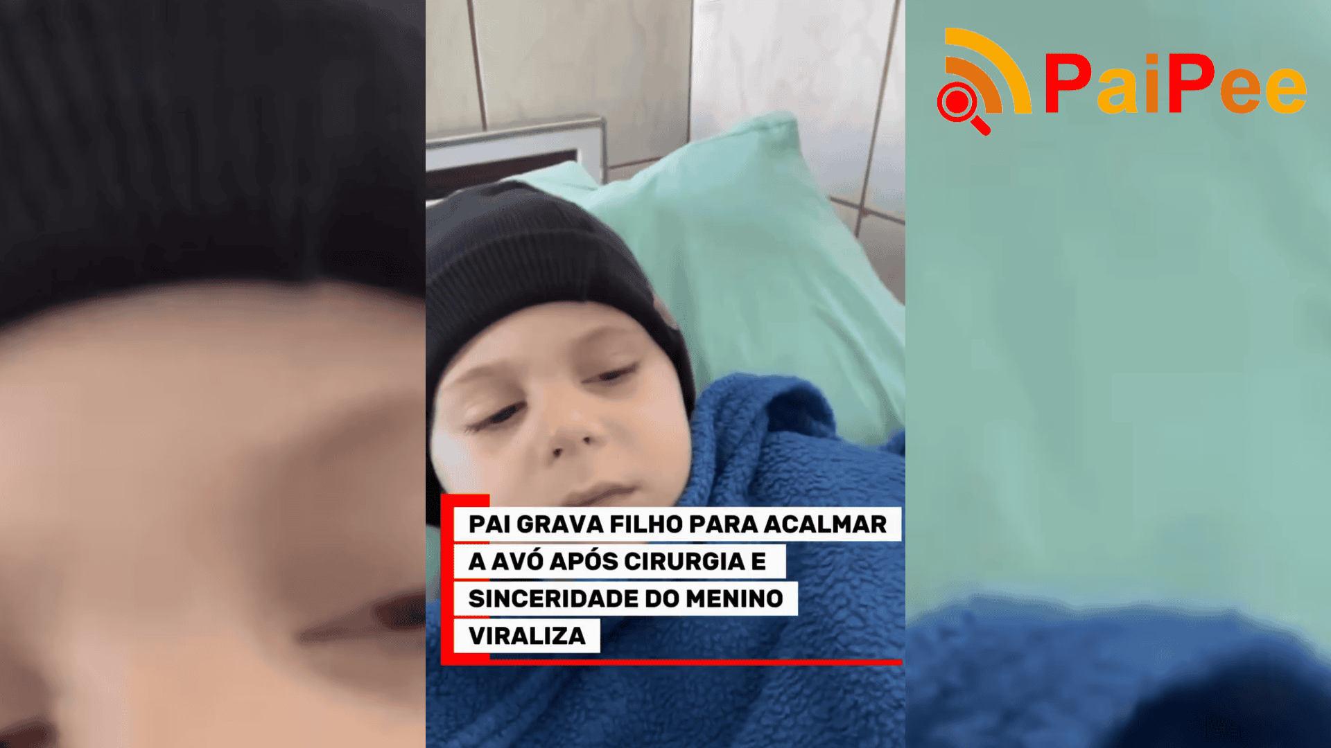 Pai grava filho para acalmar a avó após cirurgia e sinceridade do ...