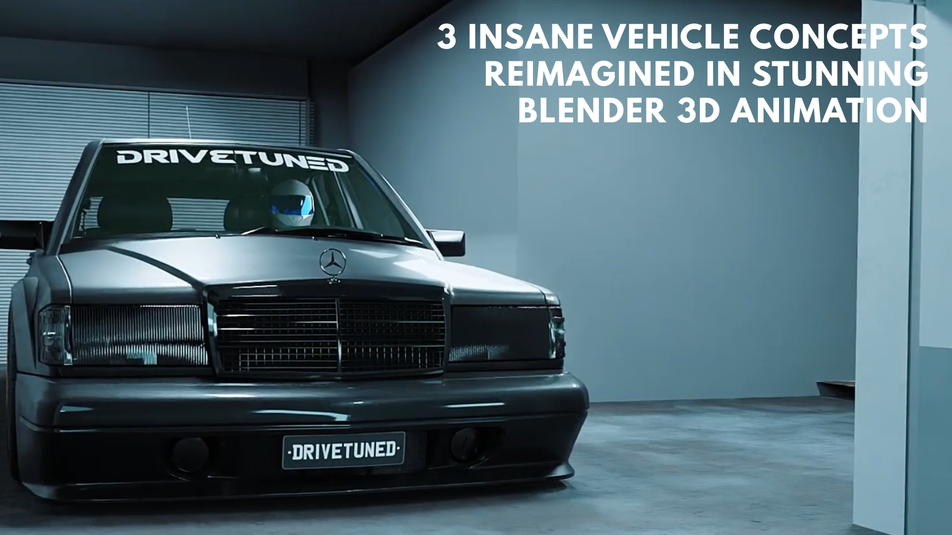 3 insane vehicle concepts reimagined in stunning Blender 3D animation